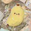 Brinquedo de Apertar Banana Desenho Animado Simulado Elástico Rebote Lento Banana Sorridente Fidget Toy Portátil Formato de Fruta Simulada Brinquedo Sensorial