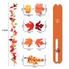 Autumn Festival Maple Leaf Vine Display: Fake Leaves for Halloween & Decorative Scenery