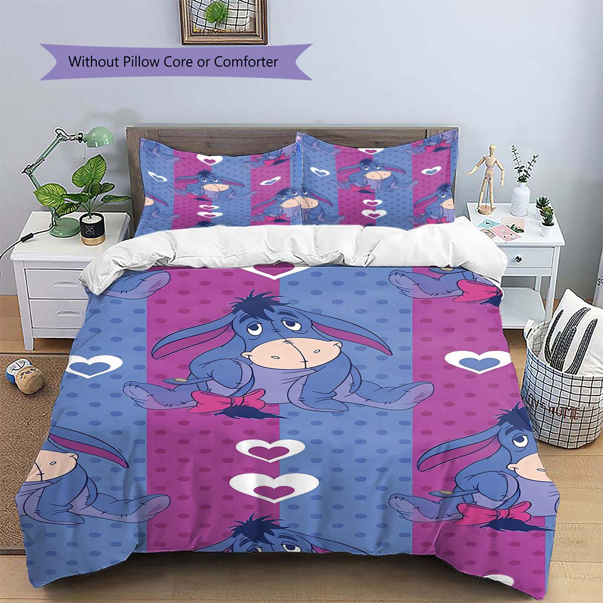

This Pink Eylet Print Bedding Set Is A Comfortable and Warm Choice, Perfect for Decorating A Child s Bedroom. Everyone Loves It! 135x200cm