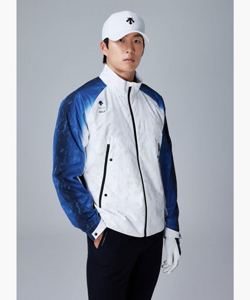 Descente Golf Men'S Gradient Pattern Jumper (Dq32Mfbl97)