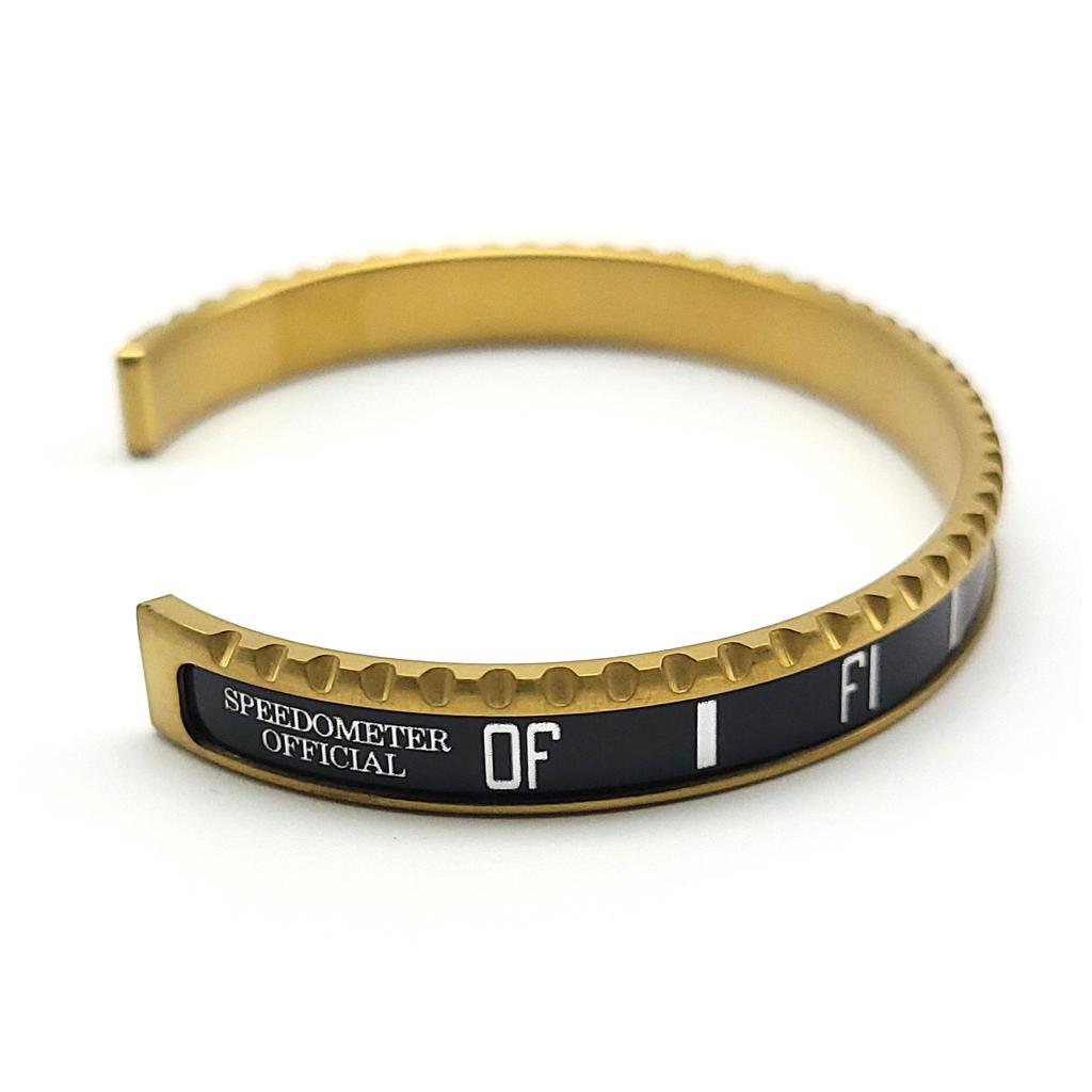 Speedometer Official [Pvd Yellow Gold Collection] Black Color