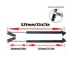 1Pair Rear Tailgate Boot Lift Suport Gas Shock Struts For Toyota Fortuner