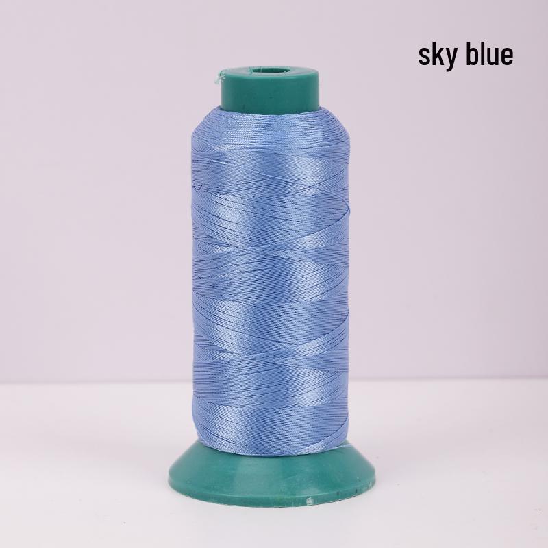 Sewing Machine Leather Thread: 210D/3 Ply High-Strength Mercersized Nylon for Handcrafts, Sofas, and Thick Fabrics