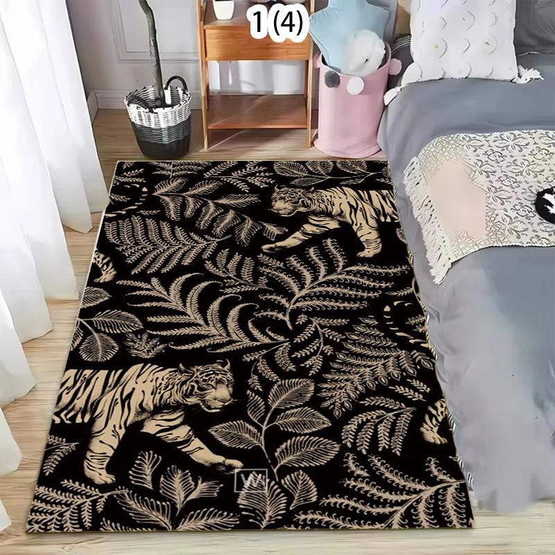

Luxury Gold Geometric Star Area Rug Non Slip Washable Kids Playmat Doormat Celestial Line Print for Living Room Study Minimalist 40cm x 60cm