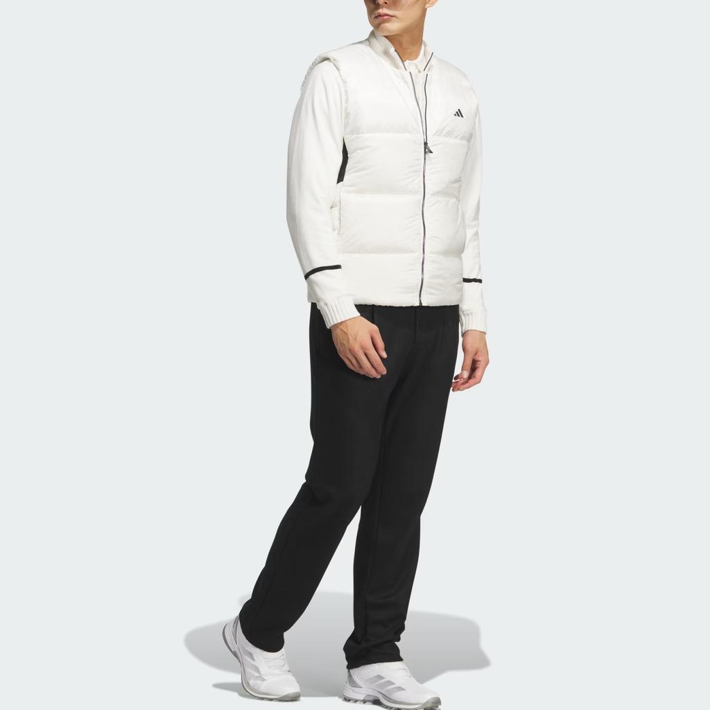 New Adidas Down Vest Men's Ecru JM9530