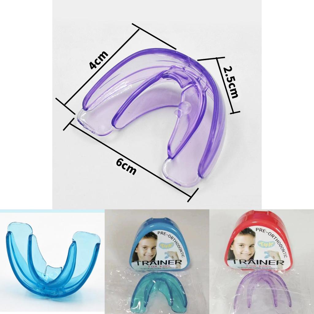 T4k Ortodontický rovnátko Silikonová chránička úst pro srovnání zubů a péči o rovnátka