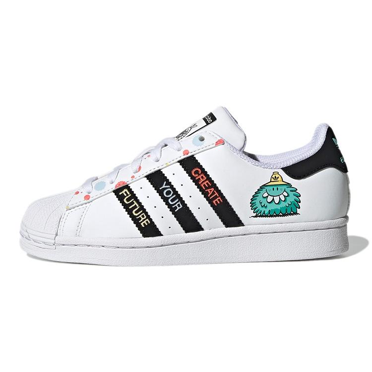 (GS) adidas Kevin Lyons x Superstar Big Kids  Create Your Future  Kids  H03946 EU 38⅔
