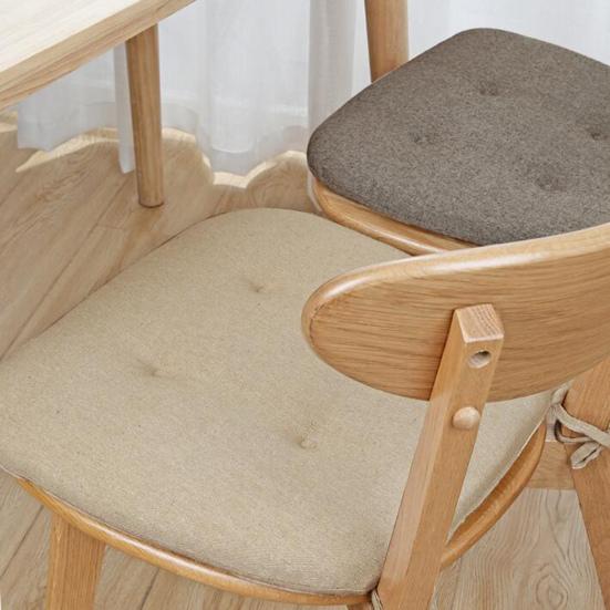 Polštářek na židli s protiskluzovým upevňovacím popruhem Zesílená houbová výplň Měkká elastická kůň