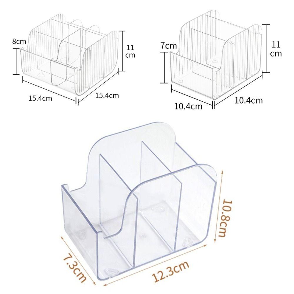 Műanyag tárolódoboz Háromrácsos tolltartó Rajzfilm asztali szervező Iskolai iroda