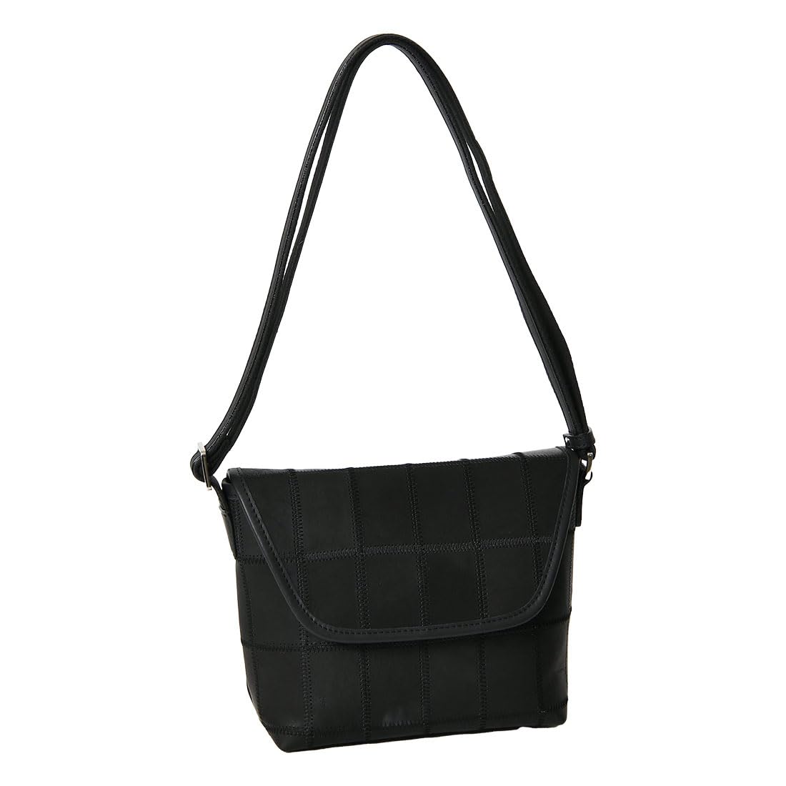 

Чоловіча сумка на плече DPC272, сумісна з панелями, шкіряна, з магнітною застібкою, чорного кольору [Tryon] чорний