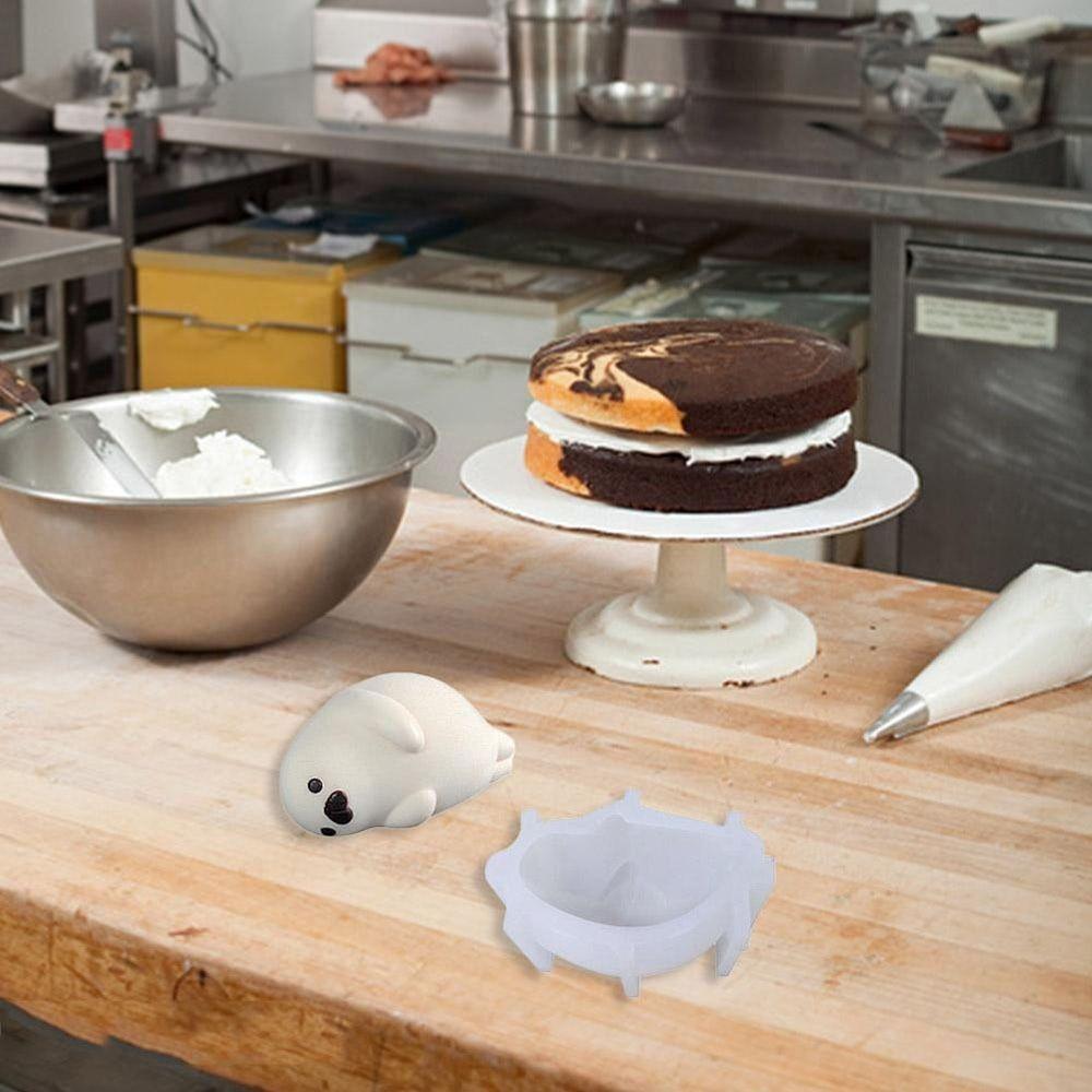

Kitchen Cake Mold Silicone Homemade Pudding Mold Cute Jelly Seal Molds