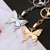 Utsökta hummerlås fjäril hänge nyckelringar kvinnor mode nyckelringar smycken för väska bil gåva prydnad