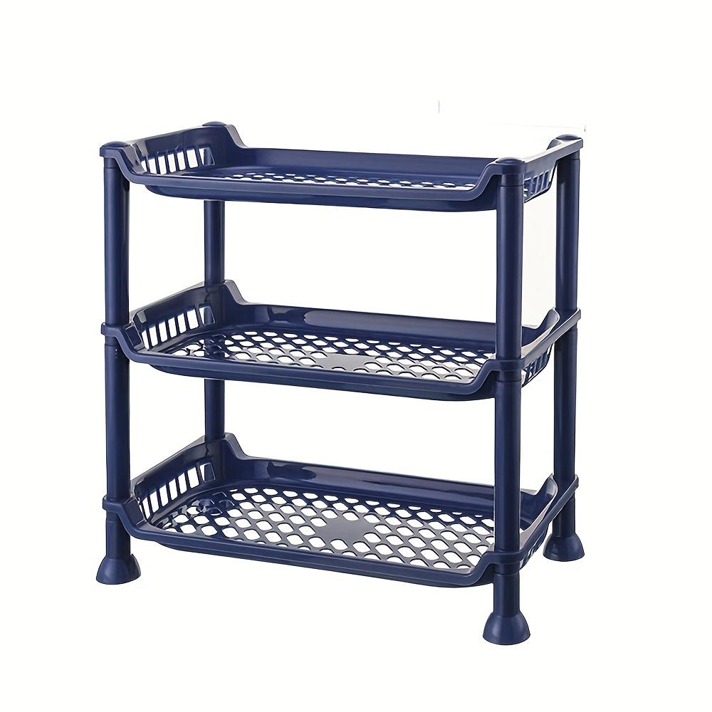 Plastic Bathroom Vanity Countertop Organizer Shelf Multi-Layered Makeup Cosmetic Toiletries Storage Tray  Accessorie Toilet Tool