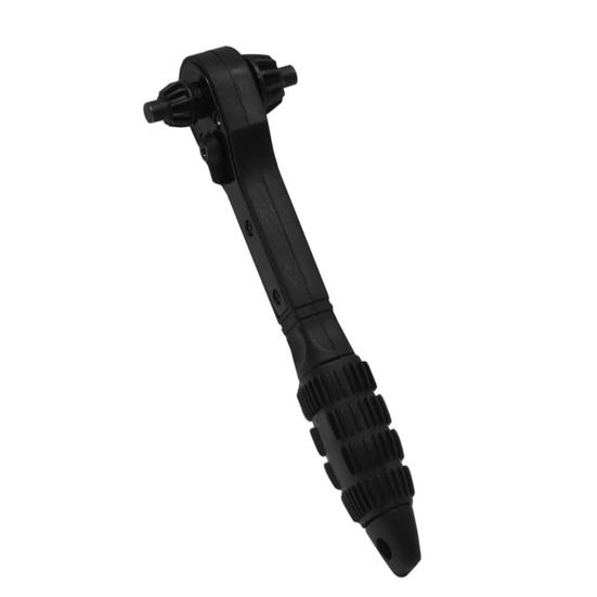 

Патрон для дрели Трещотный ключ Эргономичный дизайн Нескользящая рукоятка Трещоточный ключ Универсальный Двухголовочный Ключ для патрона Инструмент для замены A