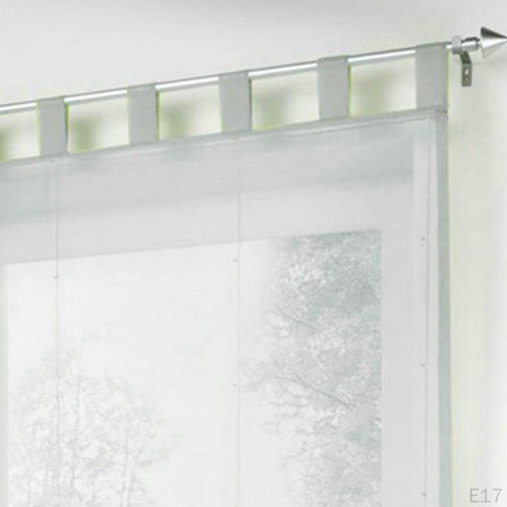 Farbe Halbvorhang für Küche/Schlafzimmer/Wohnzimmer Fensterdekoration Römisches Aufhängeschlaufen