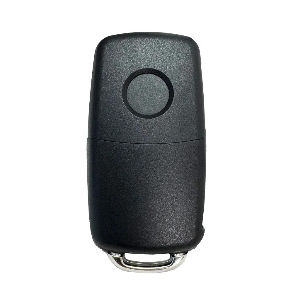 Yocasty Remote Car Key Shell Case Cover For Vw Passat Polo Golf Volkswagen Skoda 2 3 Button Flip Hu66 5K0837202Ad