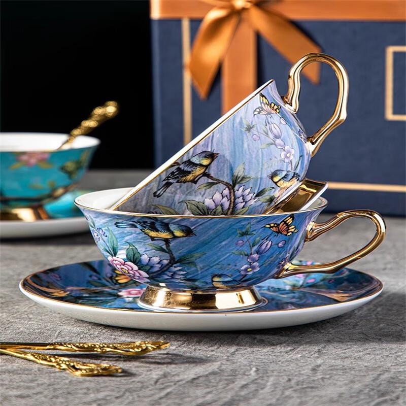 Peach Garden Luxury Ceramic British Afternoon Tea Set