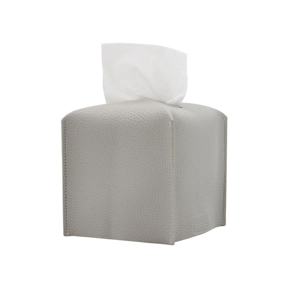 

Декоративная квадратная коробка для салфеток из ПУ кожи, держатель для салфеток, органайзер для бумажных салфеток для лица для ванной комнаты, современный держатель для коробки для салфеток, кухня