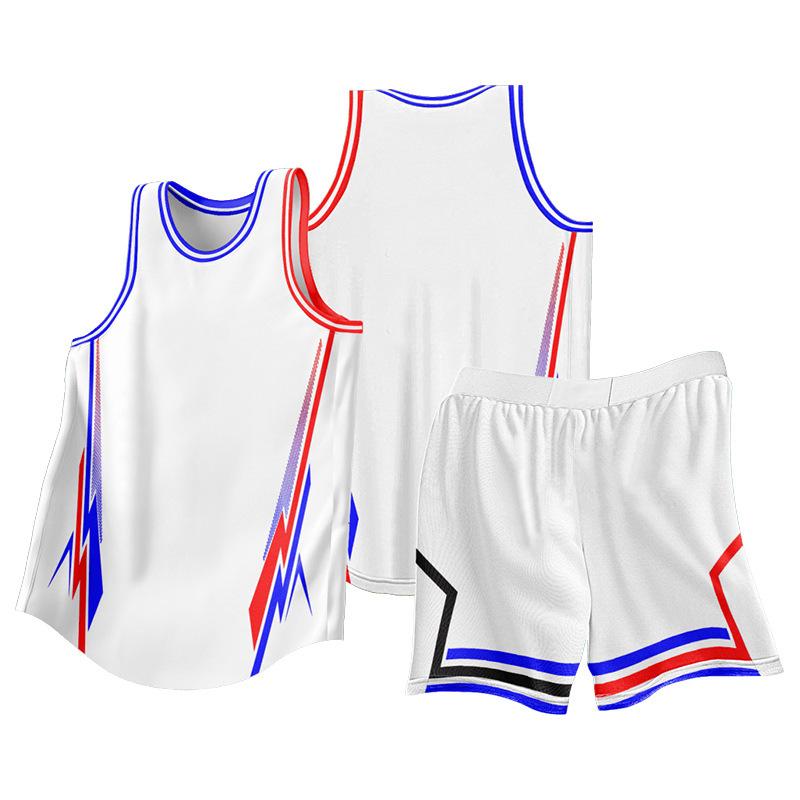 New American Basketball Jersey Set Men'S Adult Children'S Training Jersey Sports Game Jersey Quick-Drying Printing Women