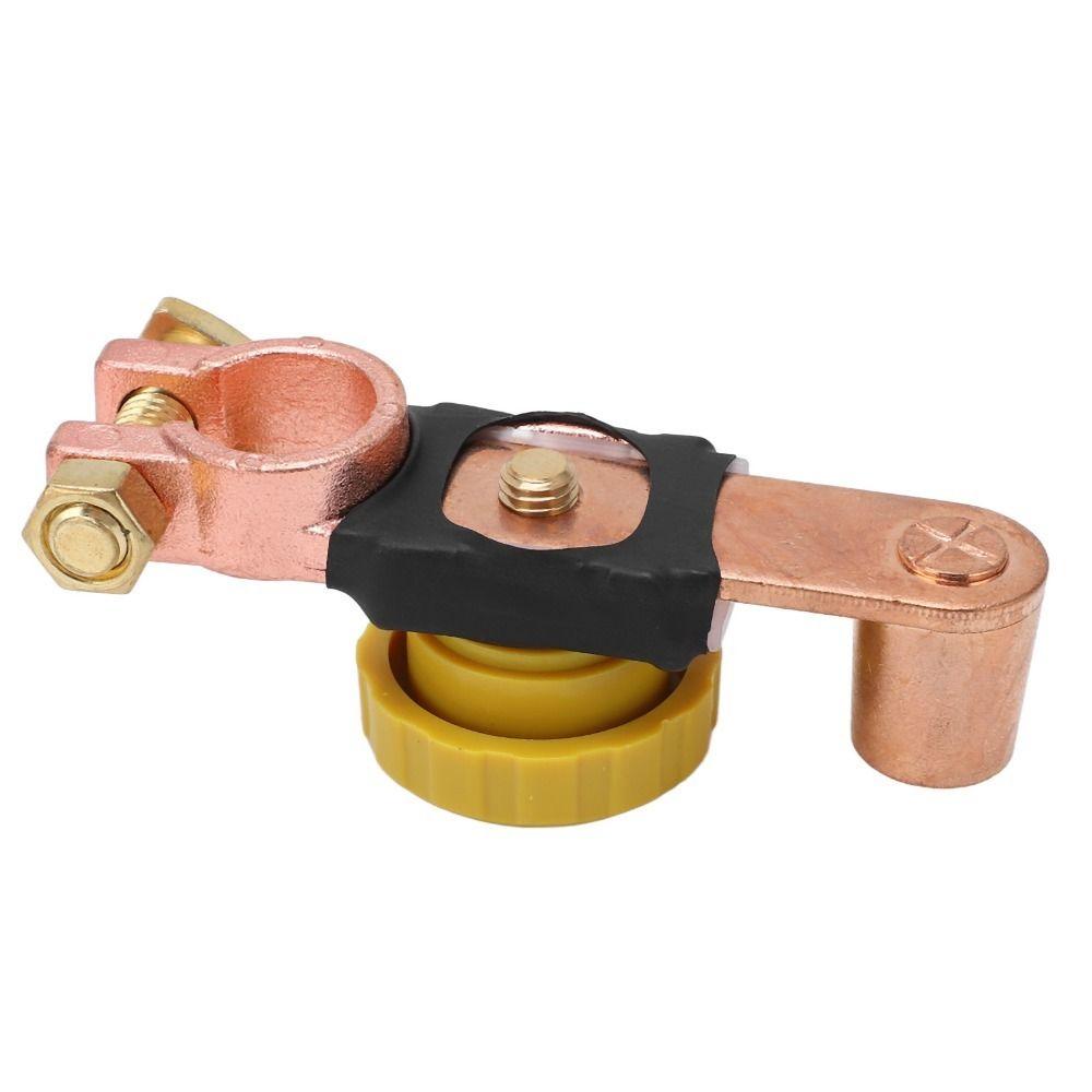Positive Automotive Power Switch Brass Battery Terminals Universal Isolator Switch RV