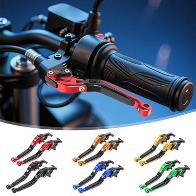 Brake Lever Motorcycle Lightweight Folding Handlebar Brake Comfortable Folding Joint Precise Control Handle For Motorbikes