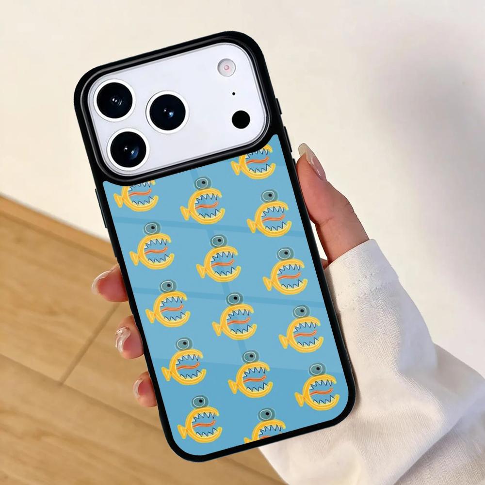 CRAZY EYEBALL PATTERN Mobile Phone Case for IPhone 17 AIR 16pro Max 15 14 13 12 11 Bumper Cover