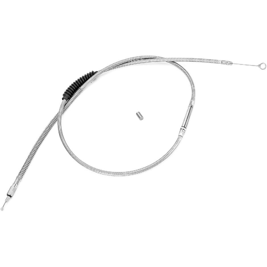 Mofun 58 3/4" Braided Clutch Cable Stainless Steel Compatible with Harley Sportster XL 883 /883R/ N/L 2007-2013, Fit Sportster XL 1200C/ X/CX/L,