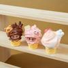 Cute  Ice Cream Cone Ice Cream Trinket Resin Handicraft Desktop Car Trinket