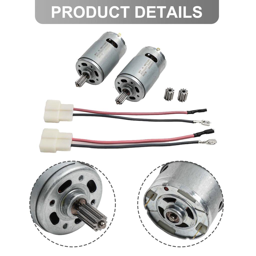 Drive Motor Convenient Installation Copper Wire High-Performance 12V Motor For Kids Car As Shown In The Picture