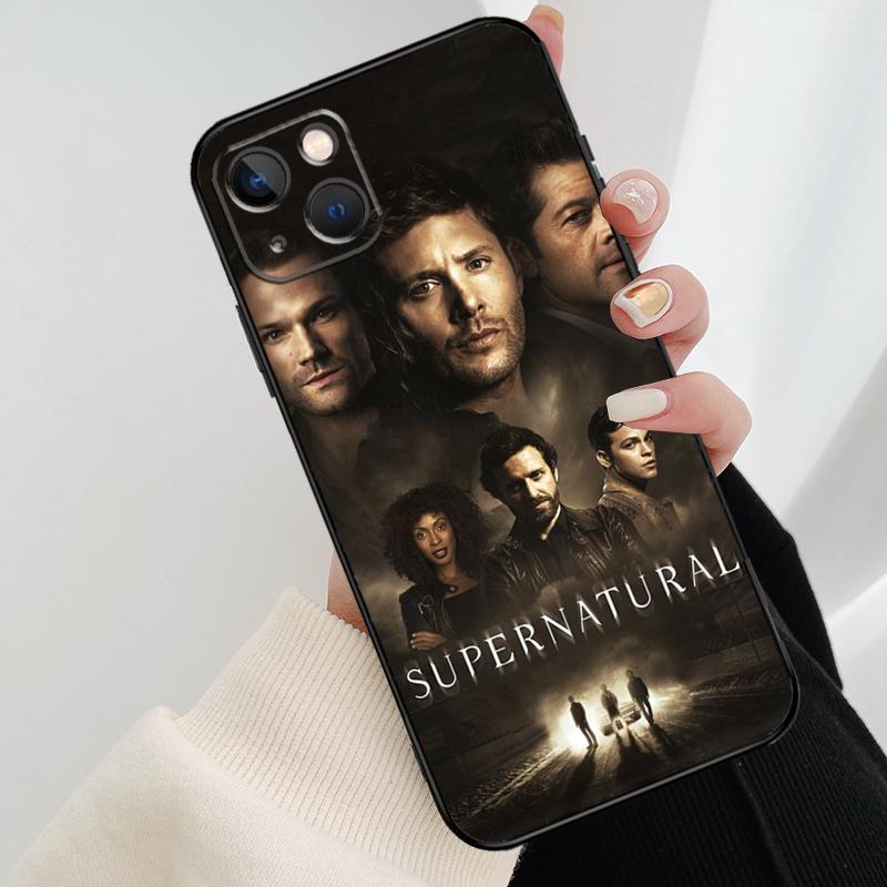 Supernatural Phone Case For iPhone 13 14 15 16 Pro Max 11 12 XS XR X Plus Shockproof Bumper Soft Cover