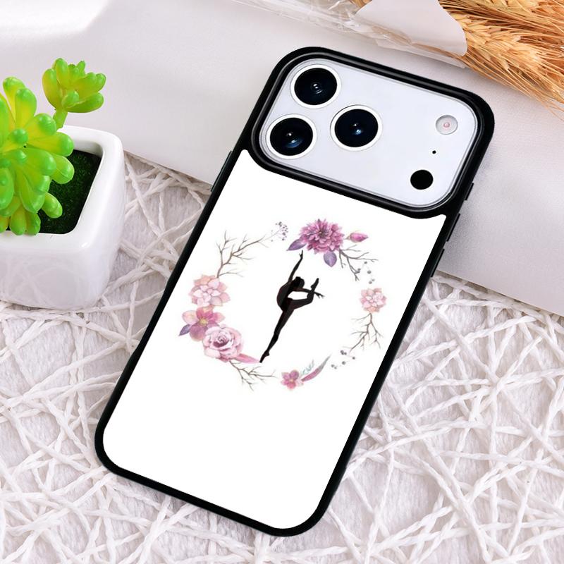

Чехол для телефона с силуэтом Люблю гимнастику для iPhone 17 Air 16 15 11 12 14 13 Pro Max, противоударный чехол iPhone 11