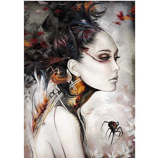 5D DIY Characters Animal Portraits Home Decoration Diamond Embroidery Diamond Painting Cross Stitch Mosaic Kit Hanging Picture