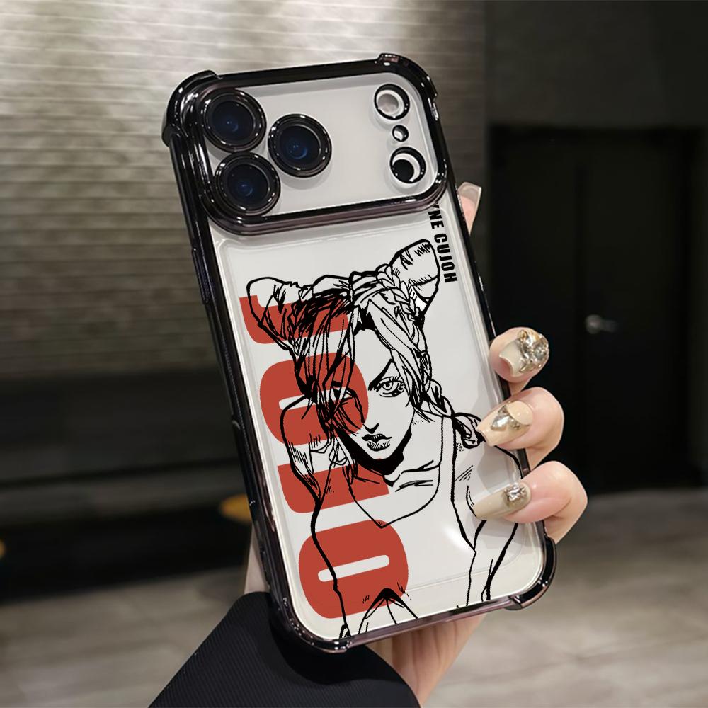 

JoJo Bizarre Adventure Phone Case for Samsung Galaxy S26 S25 S24 S23 S22 S21 S20 FE Ultra Plus 5G Anti-drop Transparent Cover Galaxy S25