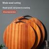 MAXCOOK Ebony Wood Round Cutting Board