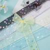 Sequin Snow Gauze Fabric Ribbons Stripe Pattern DIY Ribbons New Satin Ribbons  Gift Wrapping