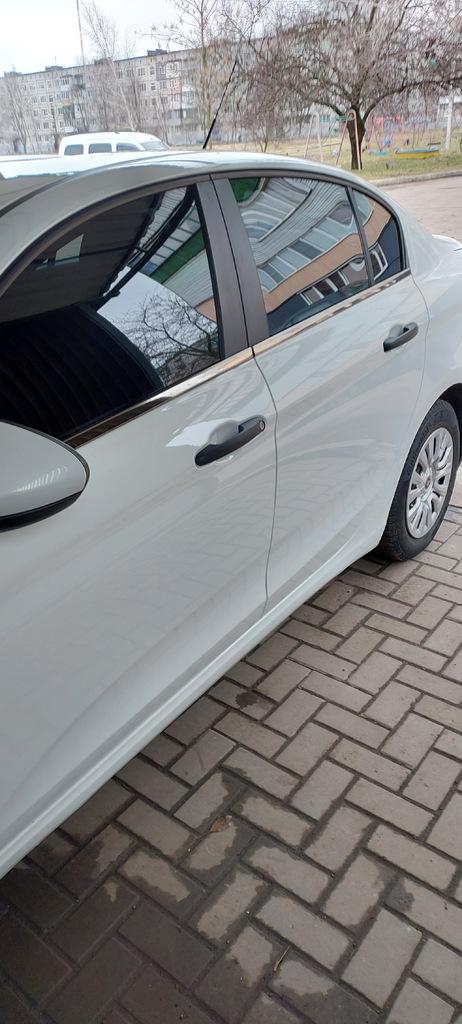 Lower Glass Moldings Dark Chrome (stainless Steel) Sedan/HB (4 Pieces) for Fiat Tipo 2016-