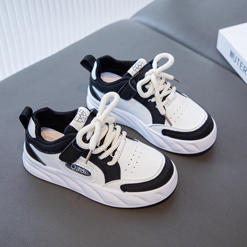 New Children's Sneakers Microfiber Casual Non-slip Comfortable Soft Sole Sports Shoes