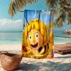 Ultra-Soft Beach Towel with Maya the Bee Theme,Ideal for Pool - Camping, Diving - Perfect Travel Essential, Vibrant Beach Towel.