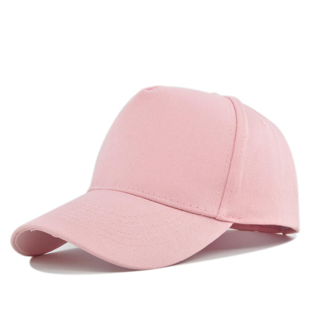 Individuell bedruckte einfarbige 5er Packung Baseballkappe Werbekappe für Herren Damen Party Snapback Hut Casquette Gorra Großhandel