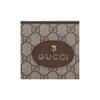 Gucci Portafoglio GG Canvas Testa di Tigre in Pelle con Zip Around Beige Marrone per Viaggi Quotidiani 473953-K9GOT-8861