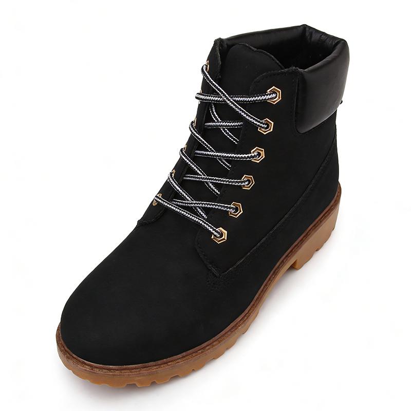 

Весенне-осенняя коллекция 2026: женские ботильоны розового, черного и коричневого цвета, водонепроницаемые, модные, на нескользящей подошве, большие размеры 41. 36 чёрный