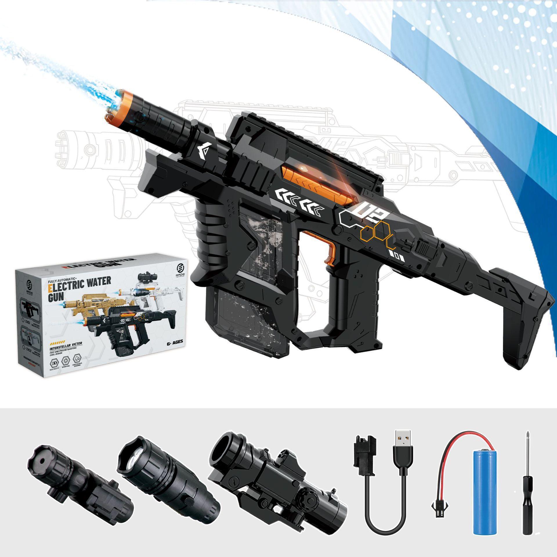 

Kids Interstellar Pulse Electric Water Plaything Gun Automatic Continuous Shooting Games Summer Outdoor Beach Water Guns Pool Toys