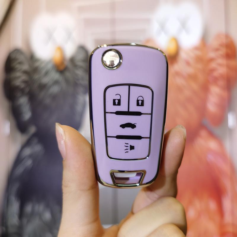 Chevrolet Key Cover Set for Malibu, Trax, Cruze, Aveo, Mako, Sail - 3 Pieces