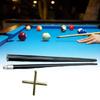 Retractable Billiards Pool Cue Stick Bridge with Replaceable Bridge Head Telescopic Bridge Stick Crosses Rack Pool