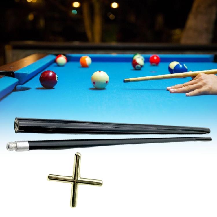 Retractable Billiards Pool Cue Stick Bridge with Replaceable Bridge Head Telescopic Bridge Stick Crosses Rack Pool