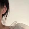 Galaxy Sweetheart Persönlichkeit Koreanische viereckige Stern-Steckohrringe Ohrringe Liebe für Frauen Süßer cooler Stil Nischen-Designgefühl Ohrringe mit hohem Gefühl