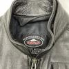 KUSHITANI Black Diaskin Leather Zip-Up Jacket Jacket L blackUsed