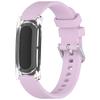 Bracelet de montre de remplacement en silicone, bracelet réglable et respirant, boîtier transparent pour Google Fitbit Air