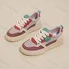 Fashion Women's Canvas Shoes 2025 Spring Summer New Mesh Breathable Low Help Platform Sneakers Comfortable Fashion Lace Up Casual Flats