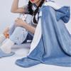 with Hood Shark Shawl Cape Type Hooded Robe Super Soft Cozy Nap Blanket Portable Shark Blanket